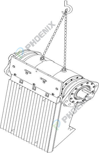 动颚的正确起吊