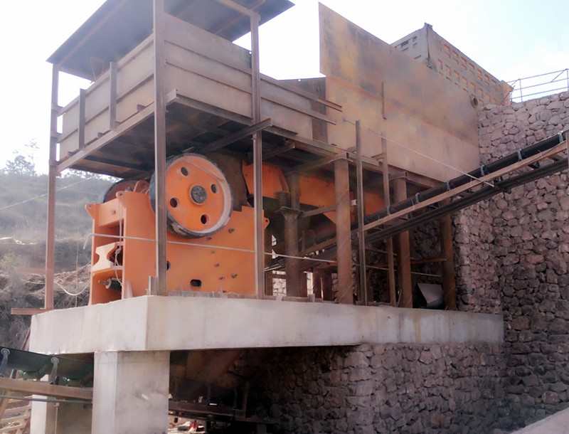 碎石生产线头破(给料机+颚破)