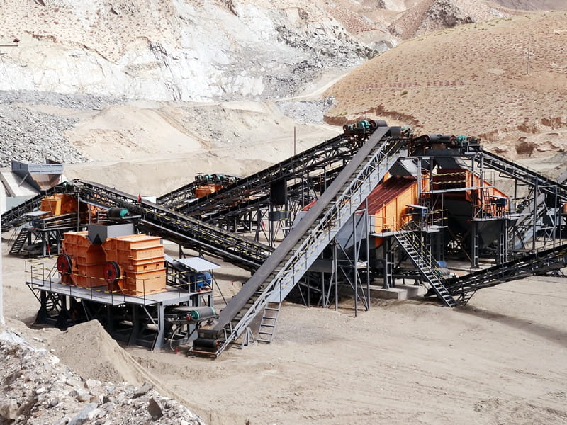 砂石生产线全景图