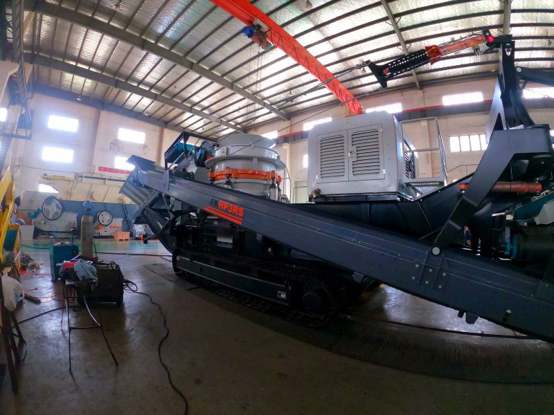 圆锥式移动破碎机